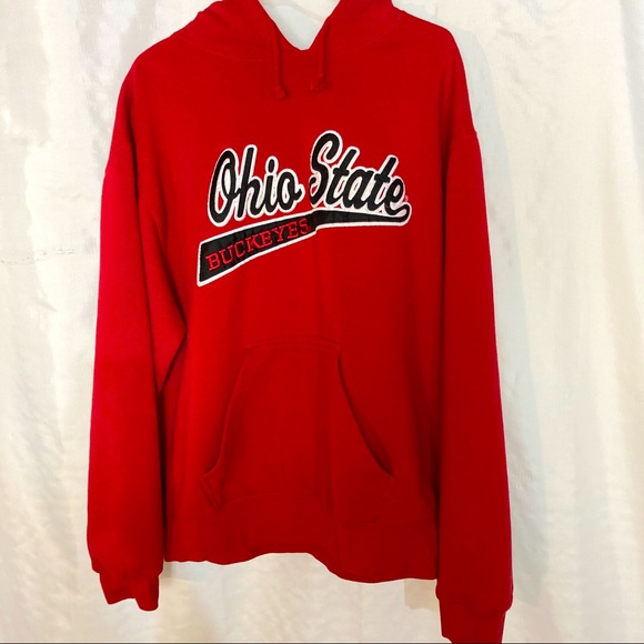 Men’s Ohio State Buckeye Hoodie Sz L - Picture 1 of 7